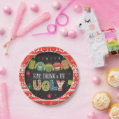 Essen Drink und seien Sie einfach Weihnachten Swea Pappteller (Party)