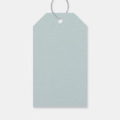 Essen Drink und seien Sie Merry Script Trypografy  Geschenkanhänger (Rückseite)