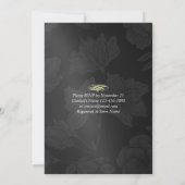 Essen Drink und Verheiratet Hochzeitsnacht Mason J Einladung (Rückseite)