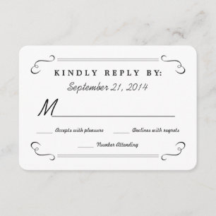 Essen Drink Verheiratet Chalkboard Rounded UAWG. RSVP Karte