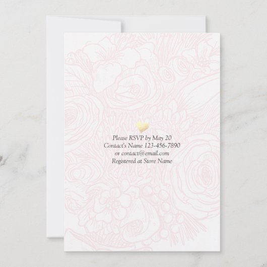 Essen Drink Verheiratet Hochzeit Gold Ananas Coupl Einladung (Rückseite)