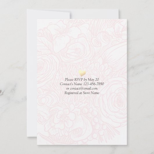 Essen Drink Verheiratet Hochzeit Gold Ananas Coupl Einladung (Rückseite)