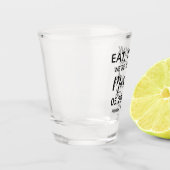 Essen Drink wir werden Save the Date heiraten Schnapsglas (Links)