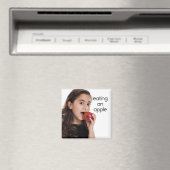 Essen eines Apple Kühlschrank Magnet (In Situ (Geschirrspüler))