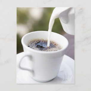 Essen, Essen und Trinken, Kaffee, Creme, Postkarte