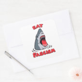 Essen Faschismus Antifaschist Quadratischer Aufkleber (Umschlag)