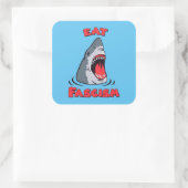 Essen Faschismus Antifaschist Quadratischer Aufkleber (Tasche)