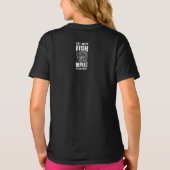 Essen, Fisch, schlafen Sie alle Fragen Kinder Shir T-Shirt (Rückseite)