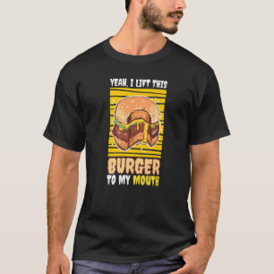Essen Fleisch Patties Köstliche Yummy Cheesy Burge T-Shirt