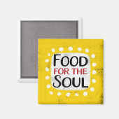 Essen für das Soul Kühlschrank Magnet (Vorderseite/Rückseite)