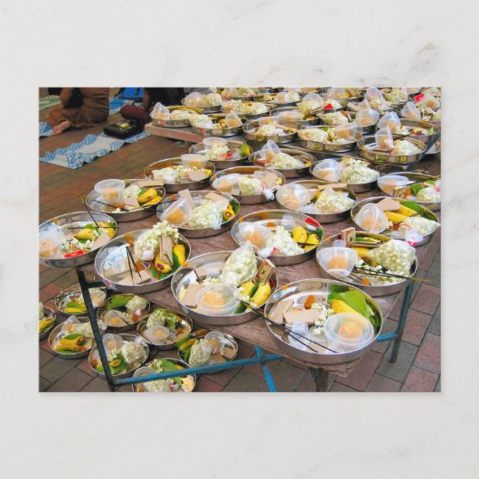 Essen für Hindu Postkarte (Vorderseite)