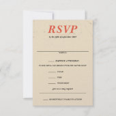 Essen für Pferde und Song-Anfrage RSVP Karte (Vorderseite)