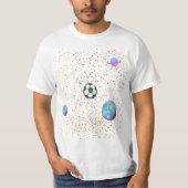 Essen, Fußball, Schlaf, Wiederholung - Fußball Lie T-Shirt (Vorderseite)