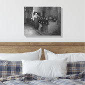 Essen gekocht in türkischem Restaurant Fotograf Leinwanddruck (Insitu (Schlafzimmer))