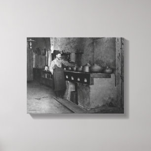 Essen gekocht in türkischem Restaurant Fotograf Leinwanddruck