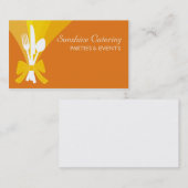 Essen, Gerät-Kochs-Catering-Geschäftskarte Visitenkarte (Vorne/Hinten)