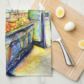 Essen Geschirrtuch (Viertel Falte)