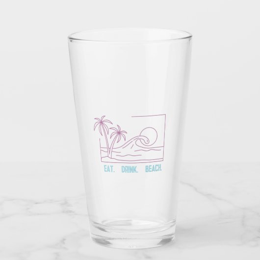 ESSEN. GETRÄNK. BEACH. Tumbler (Vorderseite)