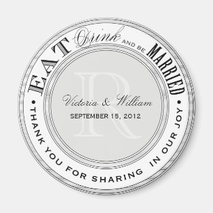 ESSEN, GETRÄNK   WEDING MAGNET