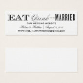 ESSEN, GETRÄNK | WEDING WEBSITE CARDS (Vorne & Hinten)