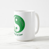 Essen gut fühlen sich gut Ernährung und Gewichtsve Kaffeetasse (VorderseiteRechts)