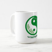 Essen gut fühlen sich gut Ernährung und Gewichtsve Kaffeetasse (Vorderseite Links)