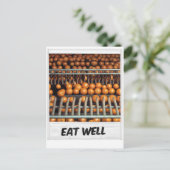 Essen gut postkarte (Stehend Vorderseite)