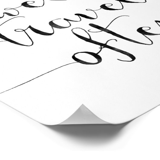 Essen gut reisen oft poster (Ecke)