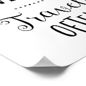 Essen gut Reisen oft Typografie Print Poster (Ecke)