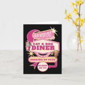 Essen Haustiere Springfield Ohio Funny Cats Hunde  Karte (Gelbe Blume)