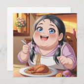 Essen heute fasten morgen save the date (Vorne/Hinten)