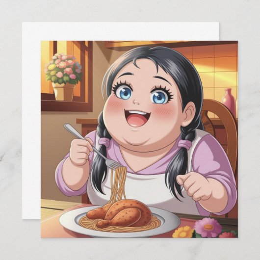 Essen heute fasten morgen save the date (Vorne/Hinten)