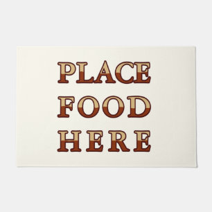 Essen hier Doormat Fußmatte