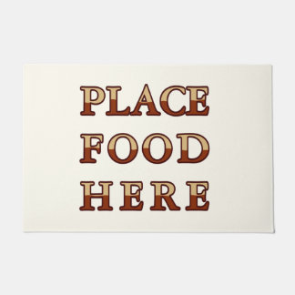 Essen hier Doormat Fußmatte