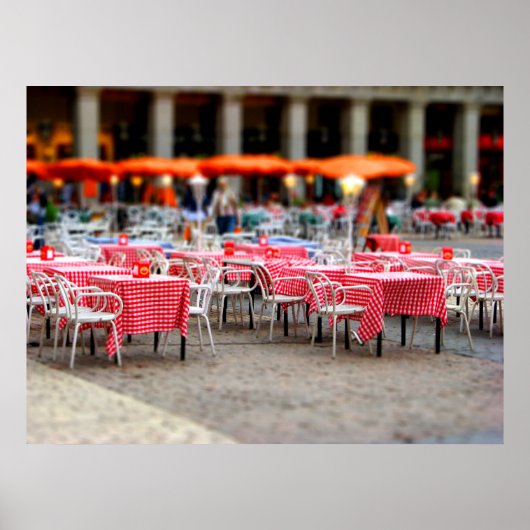 Essen im Freien Poster (Vorne)