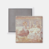 Essen im Haus Simon des Pharisees Magnet (Vorderseite/Rückseite)