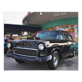 Essen in den 50er Jahren bei Mel's Diner Fotodruck