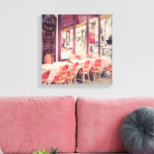 Essen in Paris Al Fresco Leinwanddruck (Insitu (Wohnzimmer))