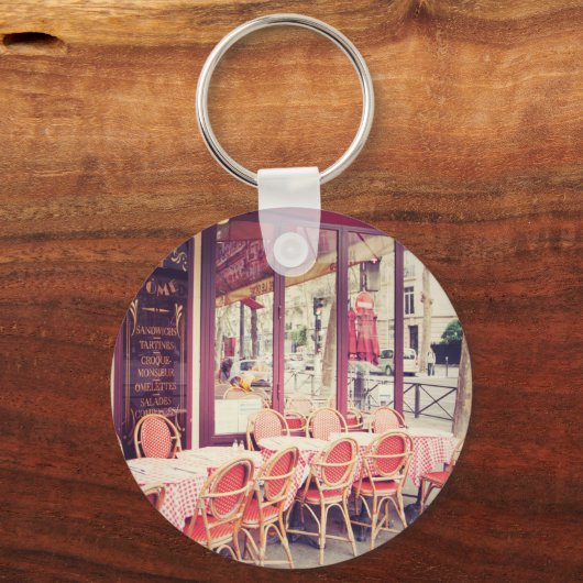 Essen in Paris Al Fresco Schlüsselanhänger (Vorderseite)