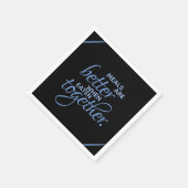 Essen ist besser, wenn man zusammen isst serviette (Ecke)