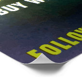 Essen ist eine Waffe Poster (Ecke)