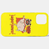 Essen ist mein überragender Rotkleid Mops Comic St Case-Mate iPhone Hülle (Rückseite (Horizontal))