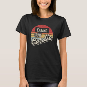 Essen ist meine Cardio Vintage Retro-Liebe zum Ess T-Shirt