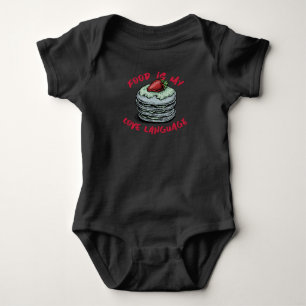 Essen ist meine Liebe Baby Strampler