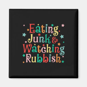 Essen Junk Weihnachtsessen und Schmutz-Weihnachten Magnet