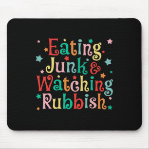 Essen Junk Weihnachtsessen und Schmutz-Weihnachten Mousepad
