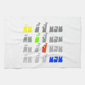 Essen Kack Boom Sleep ・ Thai Sprache Geschirrtuch (Horizontal)