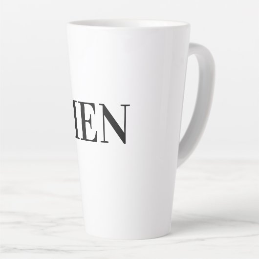Essen Küche Männer Tasse Text Tassen Latte Tasse (Rechte Ecke)