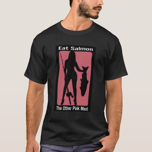 Essen Lachs Das andere rosa Fleisch T-Shirt (Vorderseite)