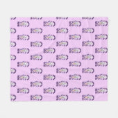 "Essen Leckereien für zwei" Schwangerschaft Hallow Fleecedecke (Vorderseite (Horizontal))